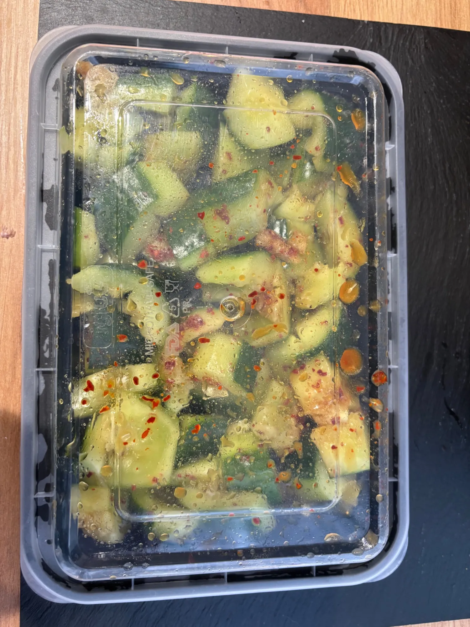 Koreańska sałatka z ogórków