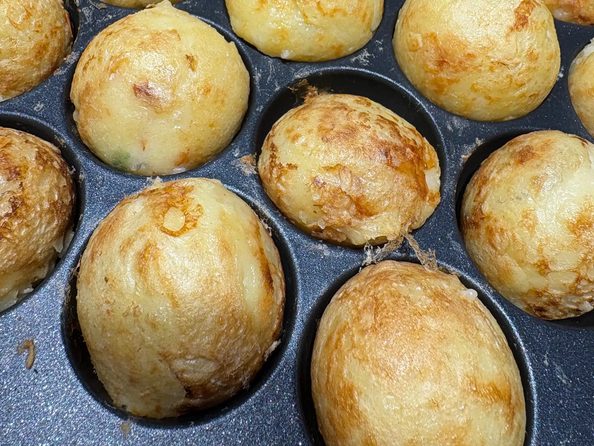 Takoyaki z krewetkami