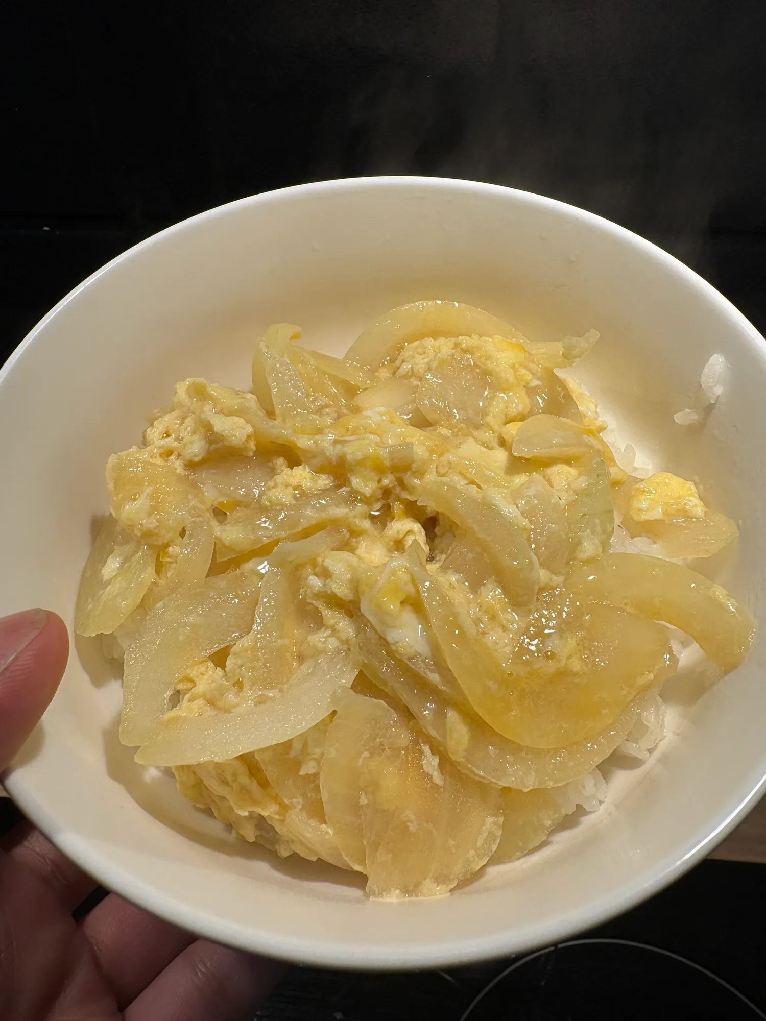 サクッと作れるたまご丼